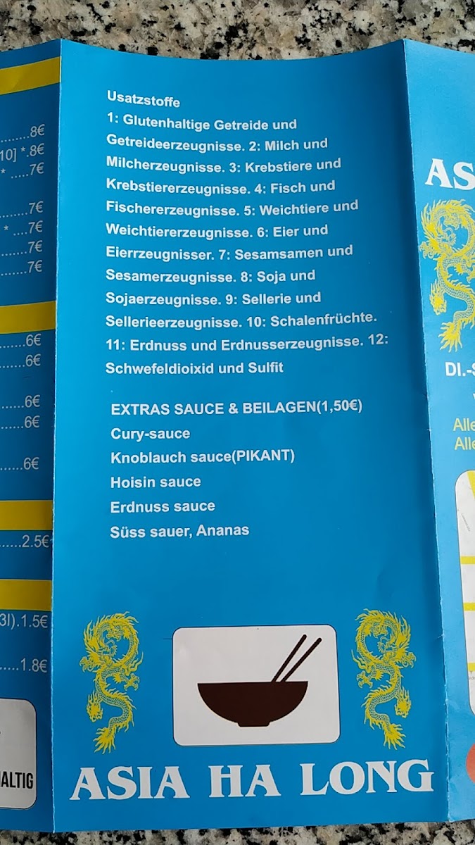 Menu China Imbiß Asia Halong-5